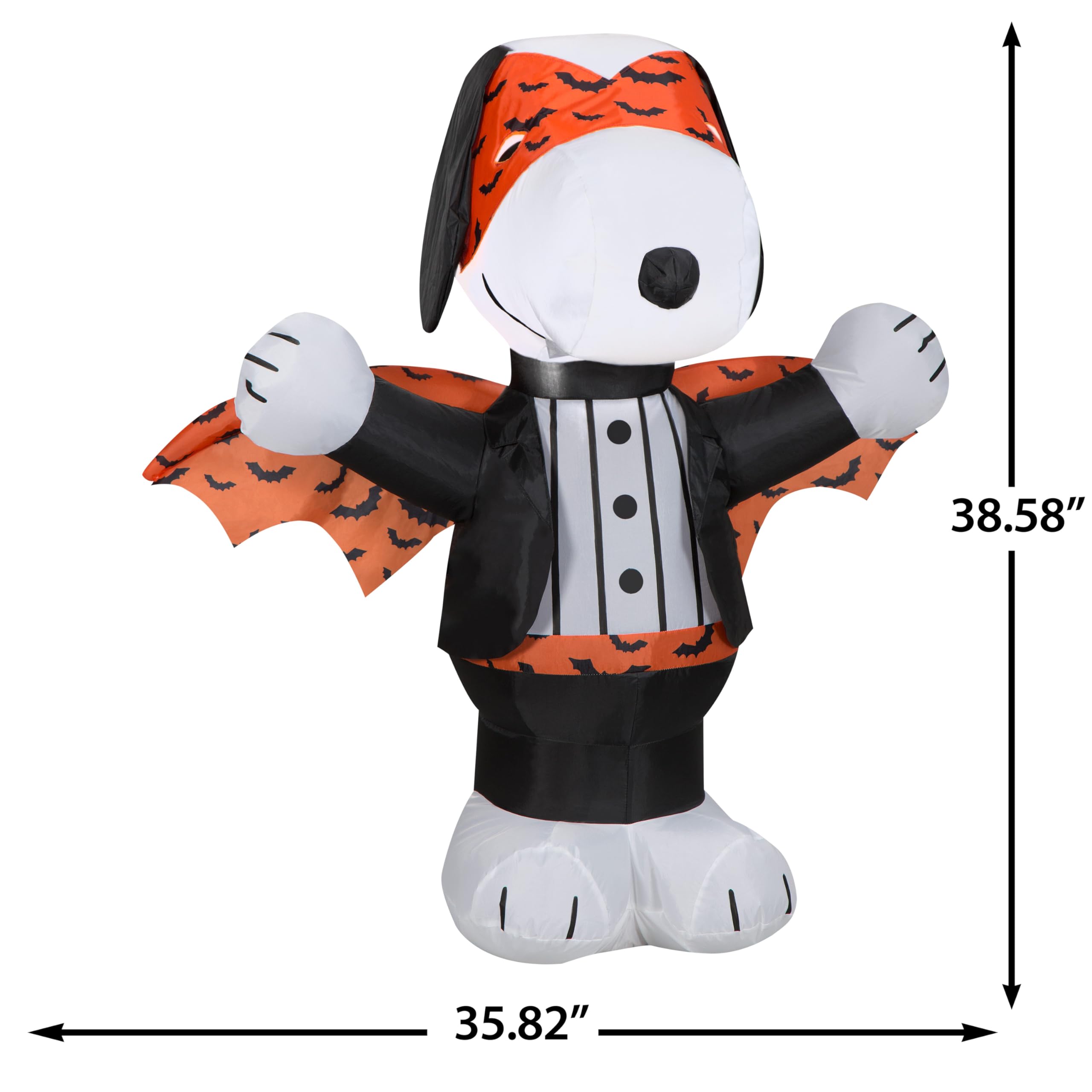 Amazon.com: Gemmy Snoopy Halloween Inflatable, 3 Ft Tall Lighted